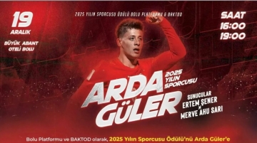 Arda Güler’e Bolu’dan Büyük Yılın Sporcusu Ödülü 