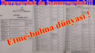 "Bu dünya etme bulma dünyası"