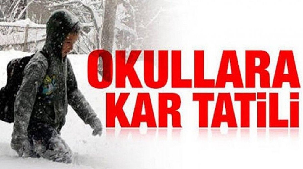 Valilik'ten eğitime kar tatili