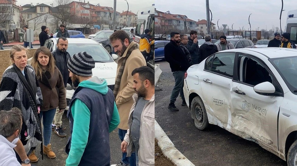 Bir kavşakta karşılaştılar geçiş üstünlüğü konusunda anlaşamadılar; 1 yaralı