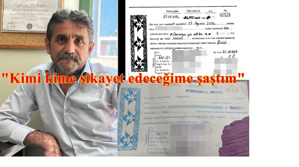 Kimi kime şikayet edeceğime şaştım