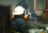 Ocakta unutulan yemek tenceresi evi yakıyordu