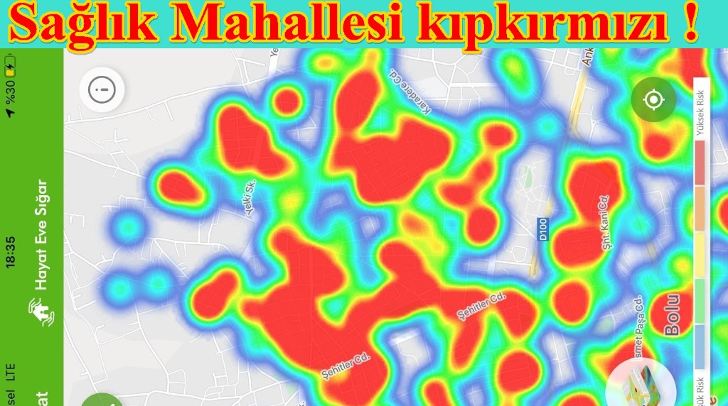 En riskli bölgemiz; Sağlık Mahallesi