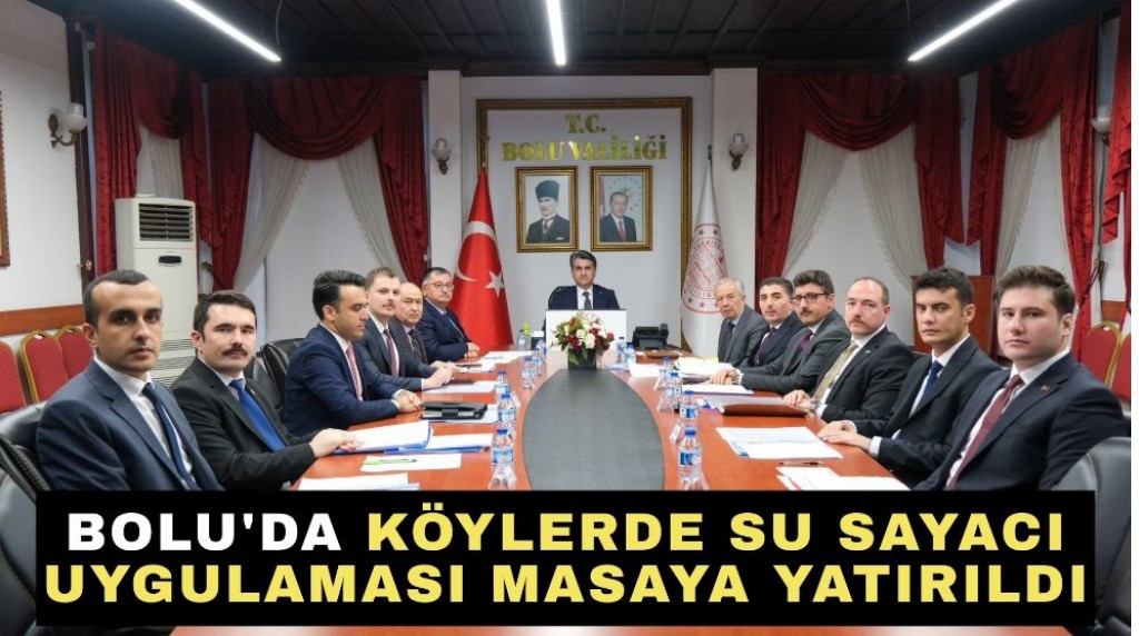 Köylerde su sayacı uygulaması başlatılabilir