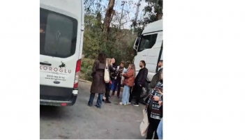 Bolulu servis şoförü alkollü çıktı! Öğrenciler kabusu yaşadı!