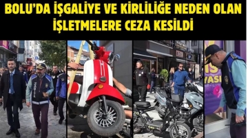 İşgaliye ve kirliliğe neden olan işletmelere ceza kesildi