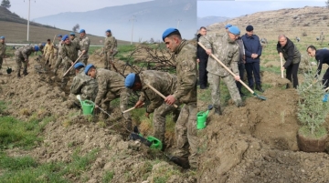Komandolarımız yeşil vatanda geleceğe nefes oldu
