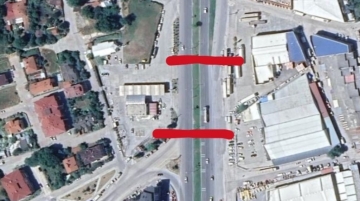 Yaya trafiği burada çok yoğun