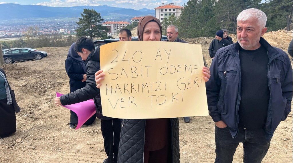 7 yıldır konut bekleyen TOKİ mağdurları isyan etti!