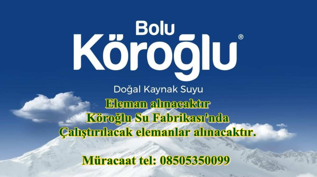 Eleman alınacaktır