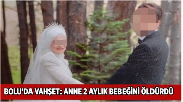 2 aylık bebeğinin boğazını keserek öldürdü