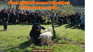 Aşçılık Kampında trüf mantarı avı ve gölet de eğlence etkinliği