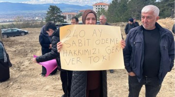 7 yıldır konut bekleyen TOKİ mağdurları isyan etti!