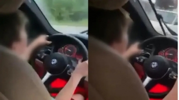 Küçük yaştaki çocuklarına otomobil kullandıran aileye 25 bin lira ceza