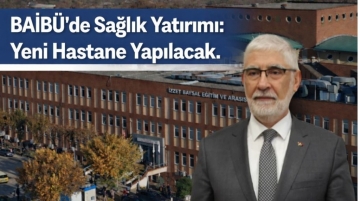 Rektör Yiğit'ten hastane müjdesi
