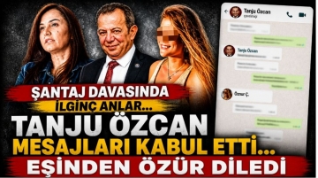 Tanju Özcan mesajları kabul etti, eşinden özür diledi